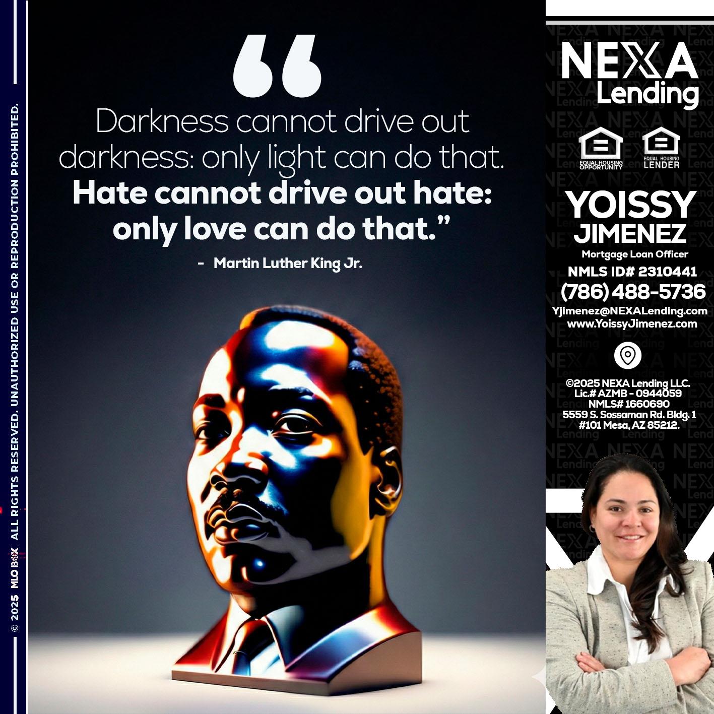MLK 2026 - Yoissy Jimenez -Mortgage Loan Originator