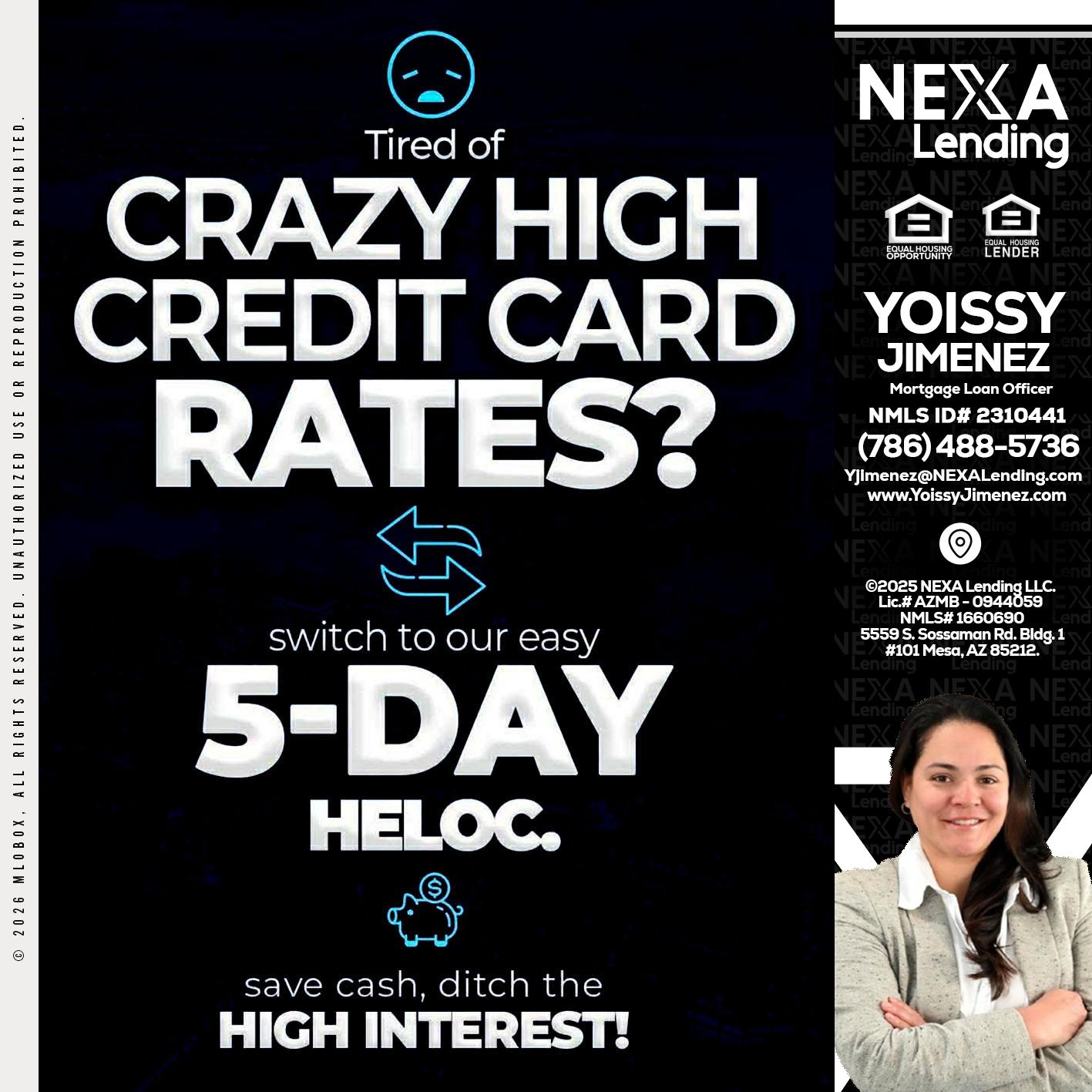 CRAZY HIGH - Yoissy Jimenez -Mortgage Loan Originator