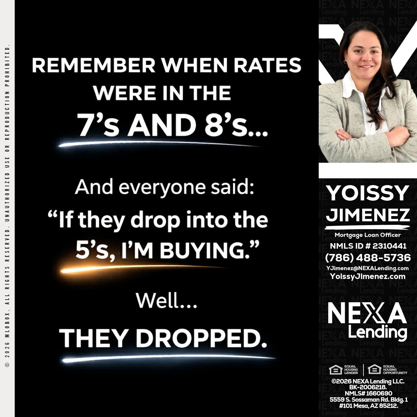 REMEMBER WHEN - Yoissy Jimenez -Mortgage Loan Originator