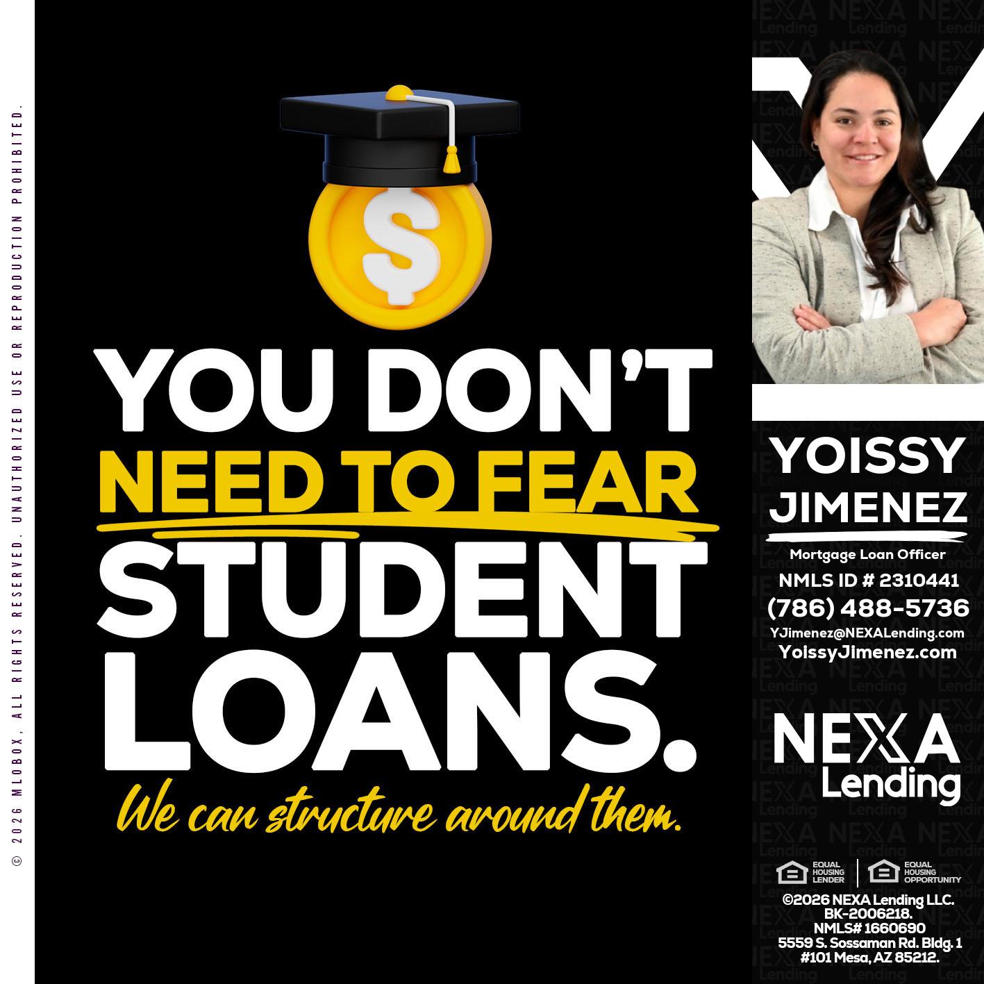 YOU DONT NEED - Yoissy Jimenez -Mortgage Loan Originator