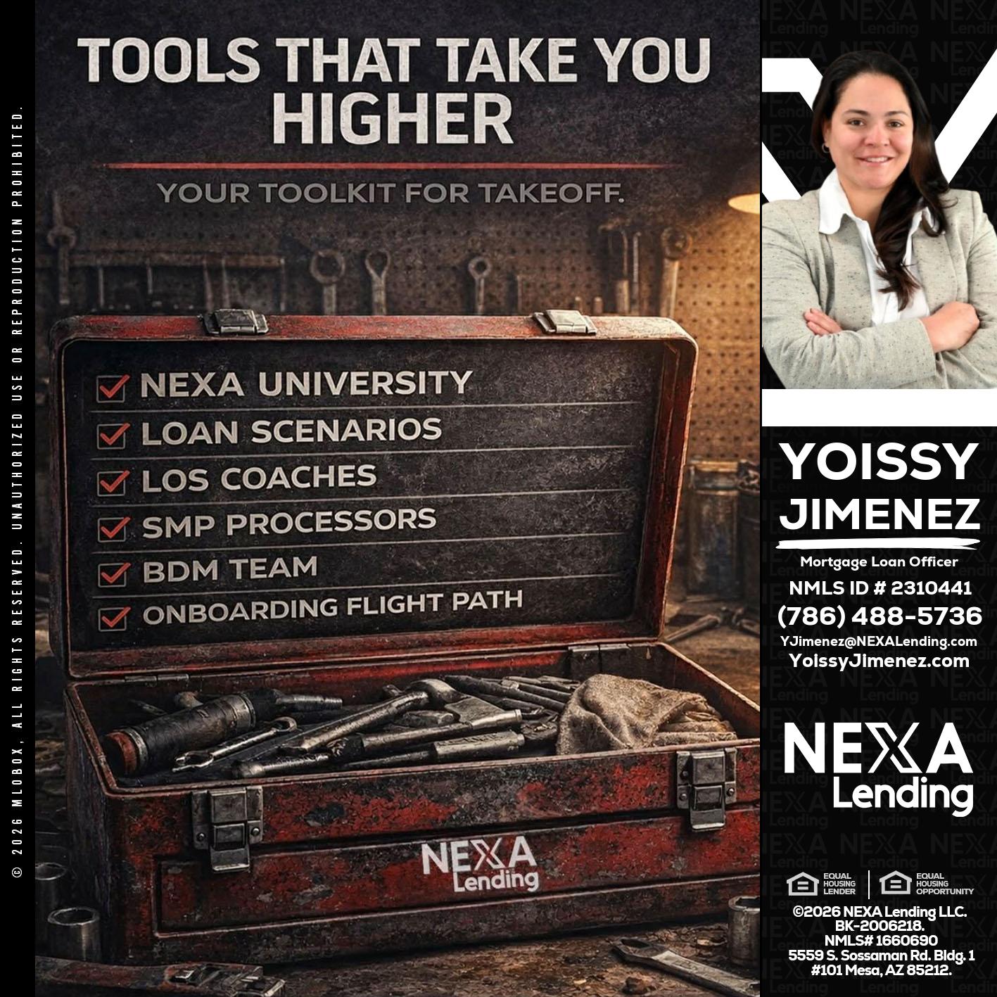 TOOLS THAT - Yoissy Jimenez -Mortgage Loan Originator