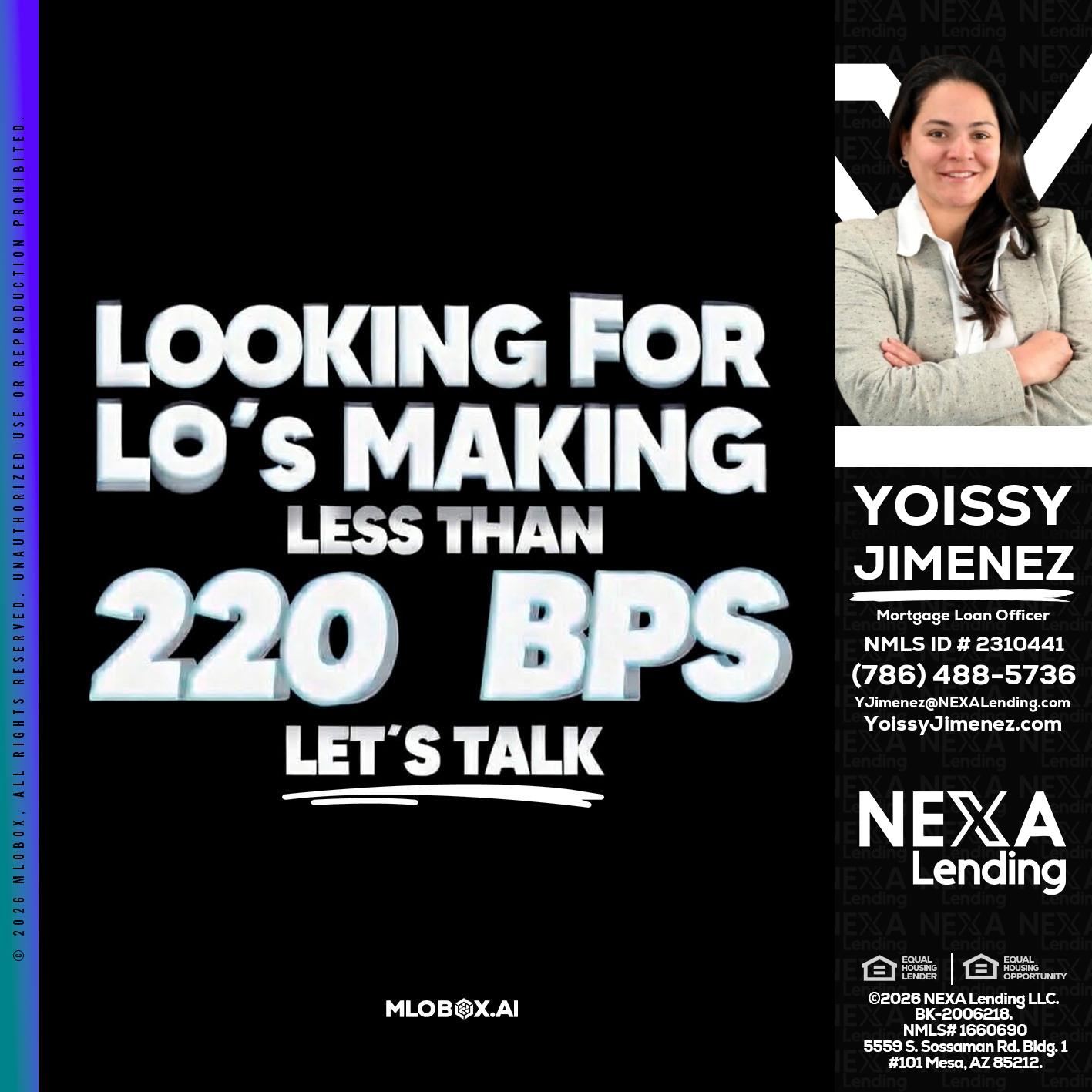 LOOKING FOR - Yoissy Jimenez -Mortgage Loan Originator