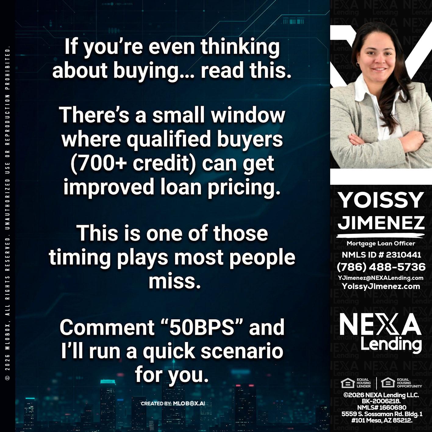 IF YOU EVER - Yoissy Jimenez -Mortgage Loan Originator