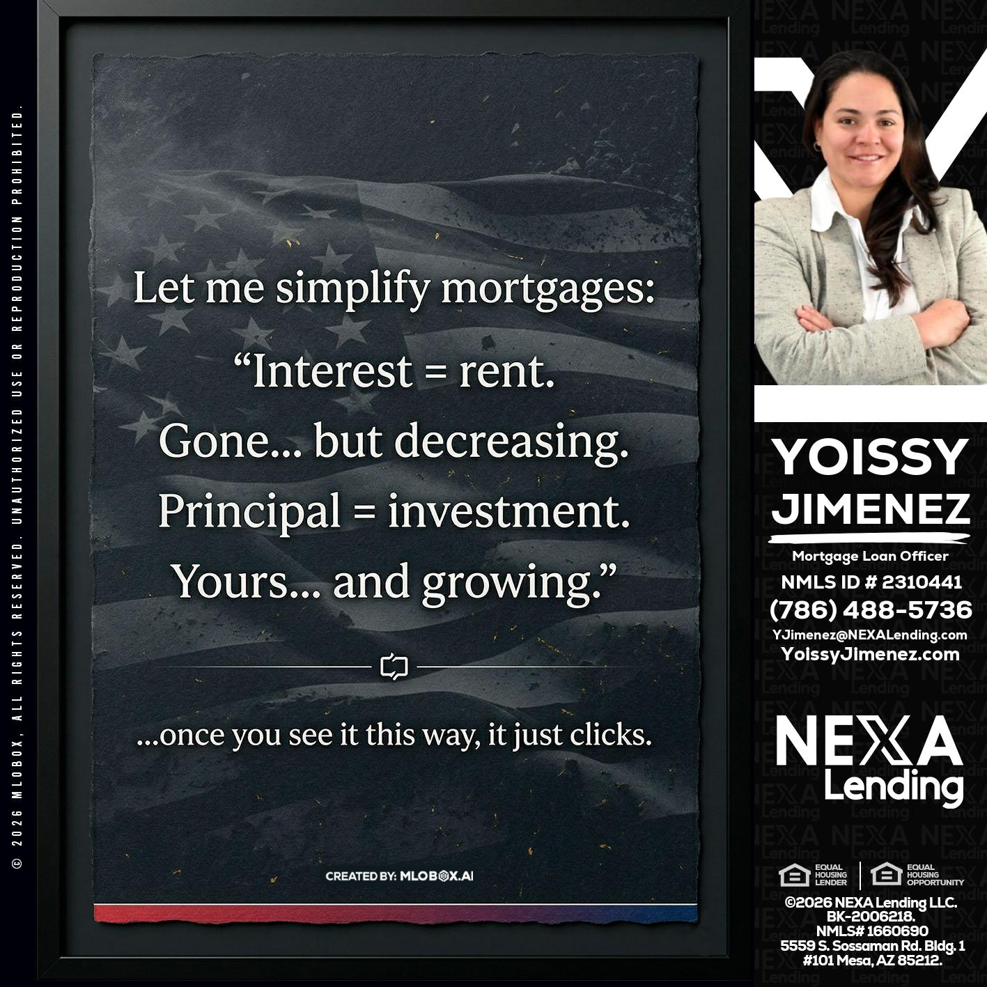 LET ME SIMPLIFY - Yoissy Jimenez -Mortgage Loan Originator