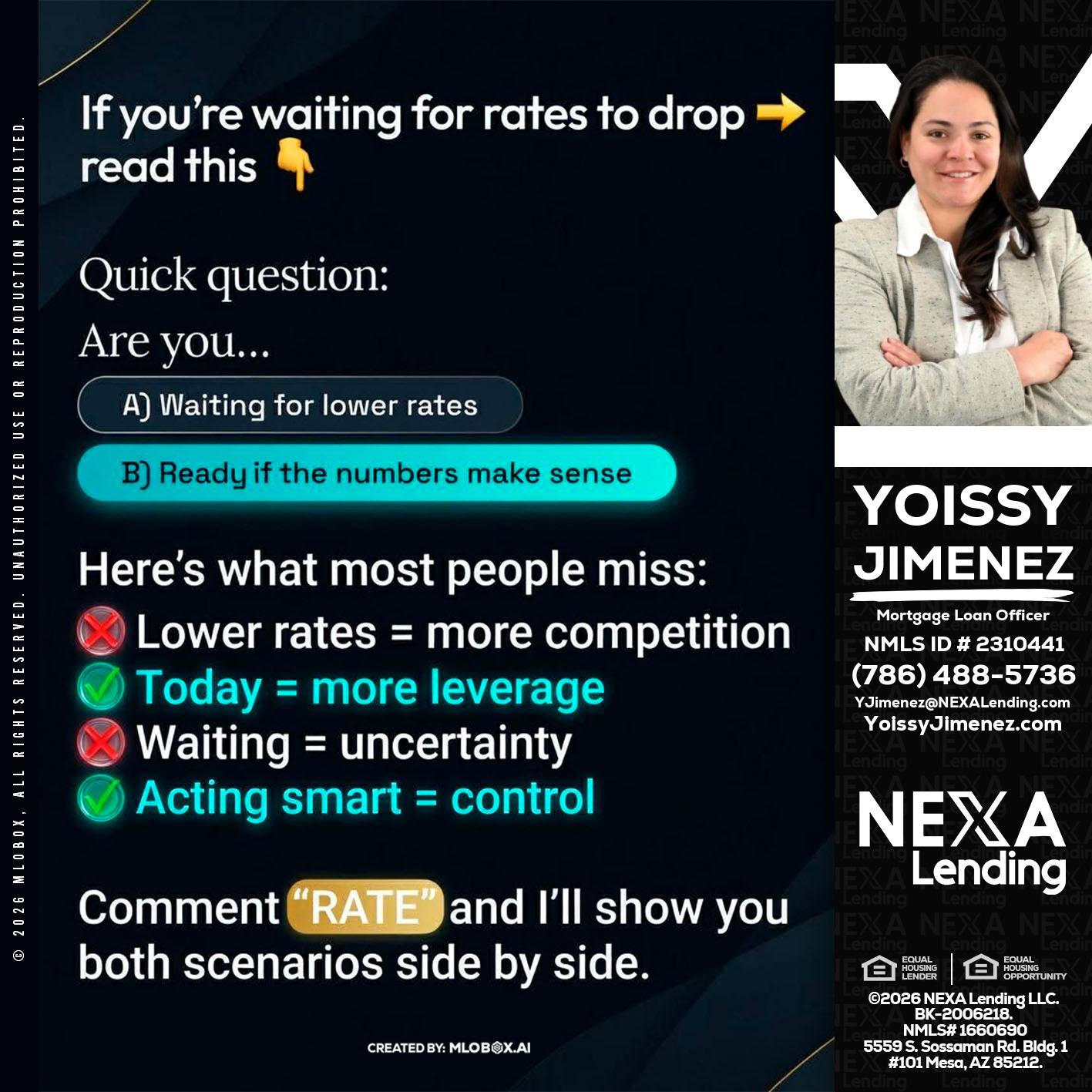 IF YOU ARE - Yoissy Jimenez -Mortgage Loan Originator