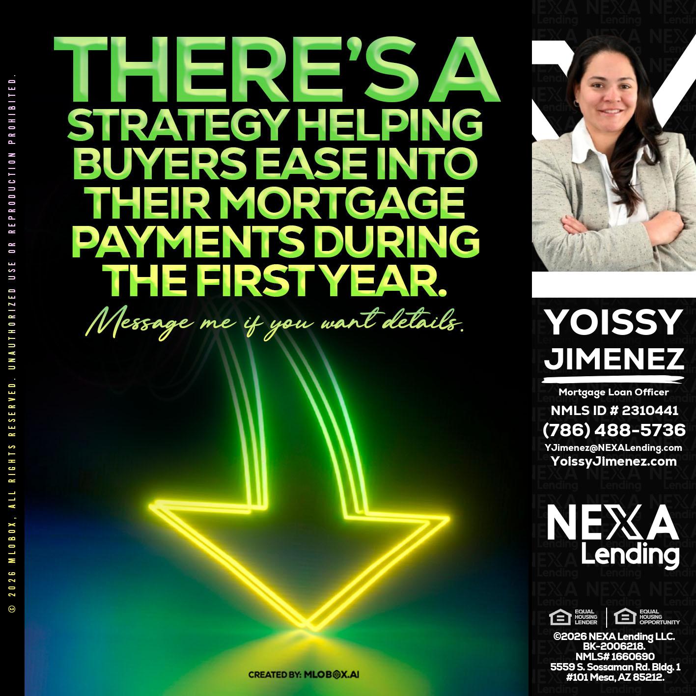 THERES A STATEGY - Yoissy Jimenez -Mortgage Loan Originator