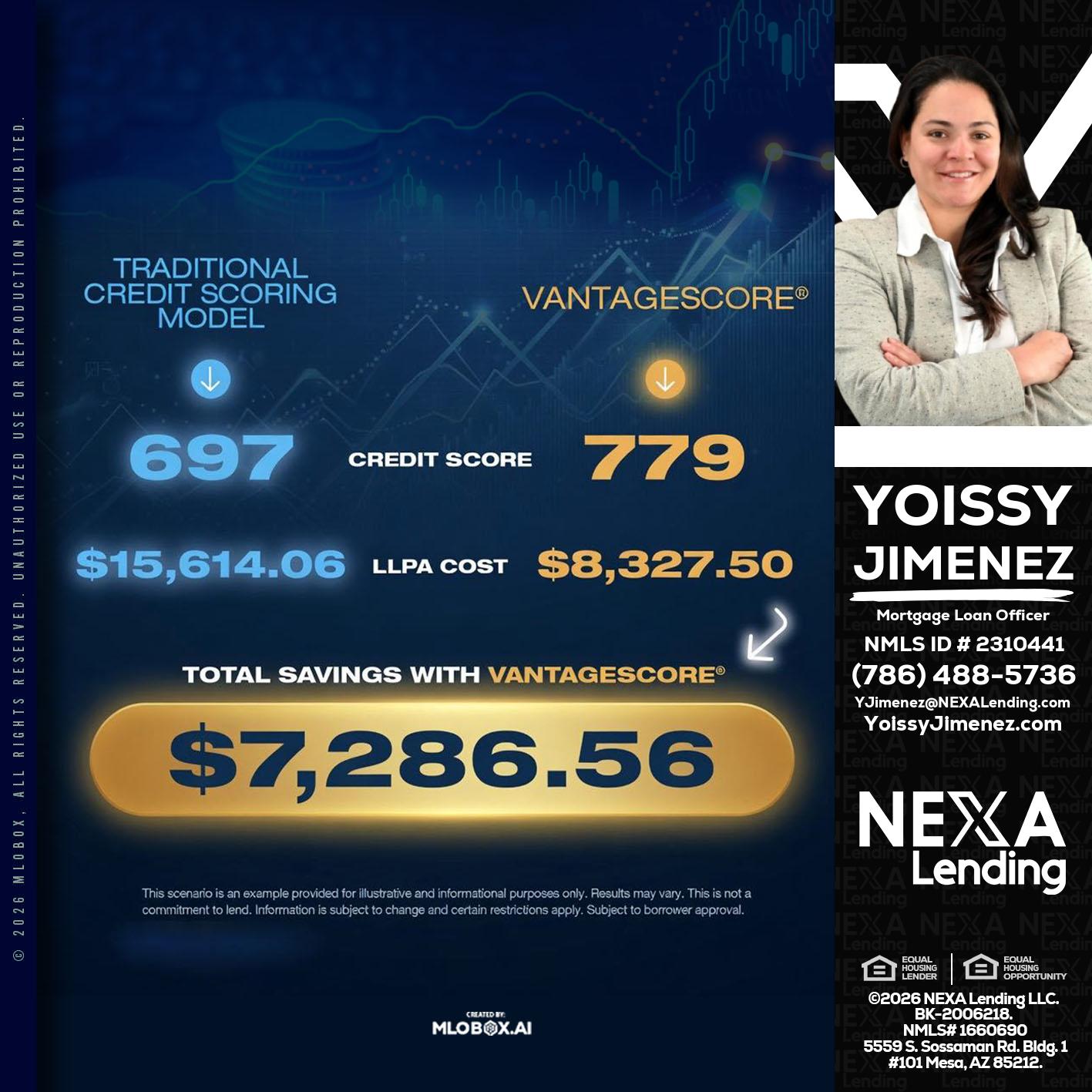 $7,286.56 - Yoissy Jimenez -Mortgage Loan Originator