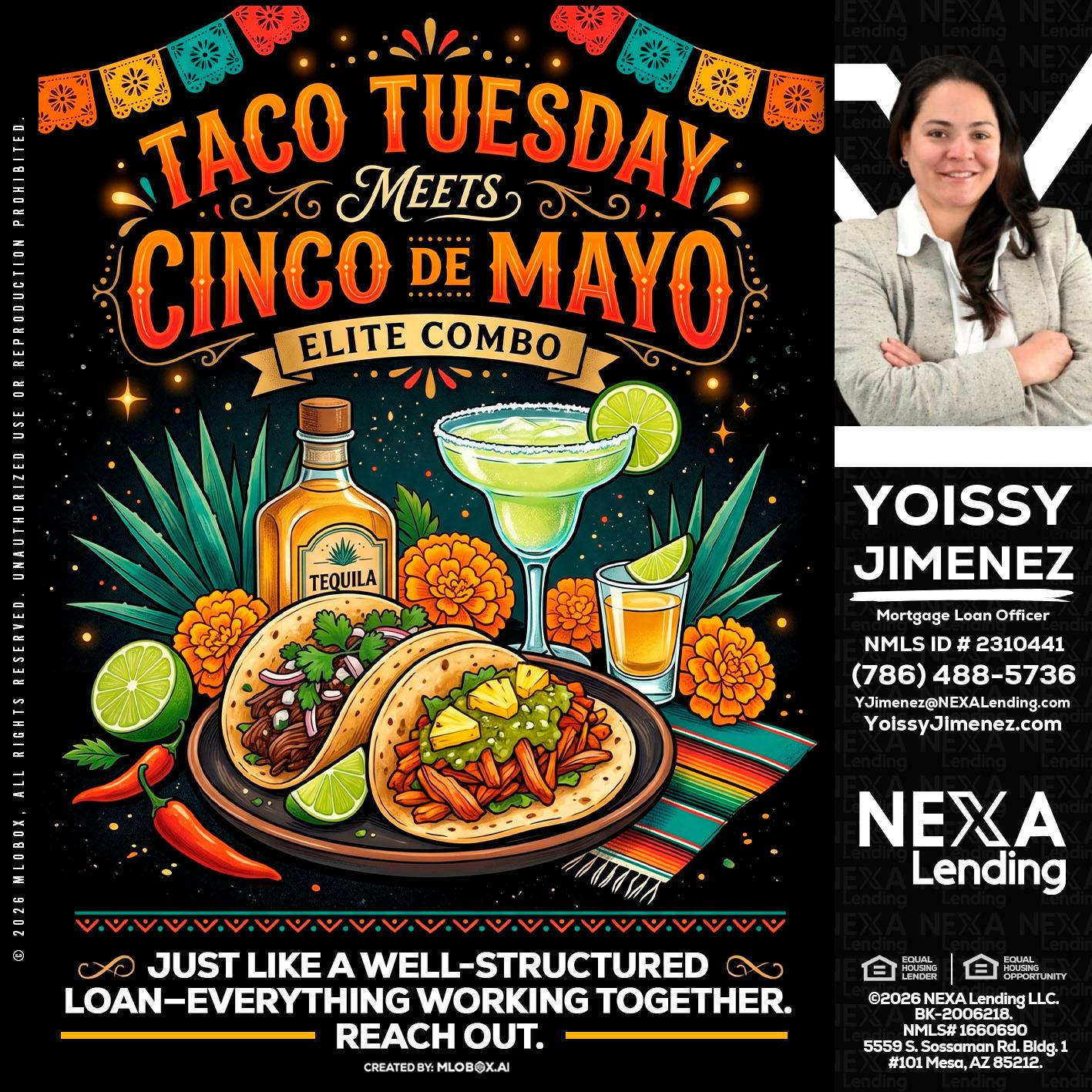 TACO TUESDAY - Yoissy Jimenez -Mortgage Loan Originator