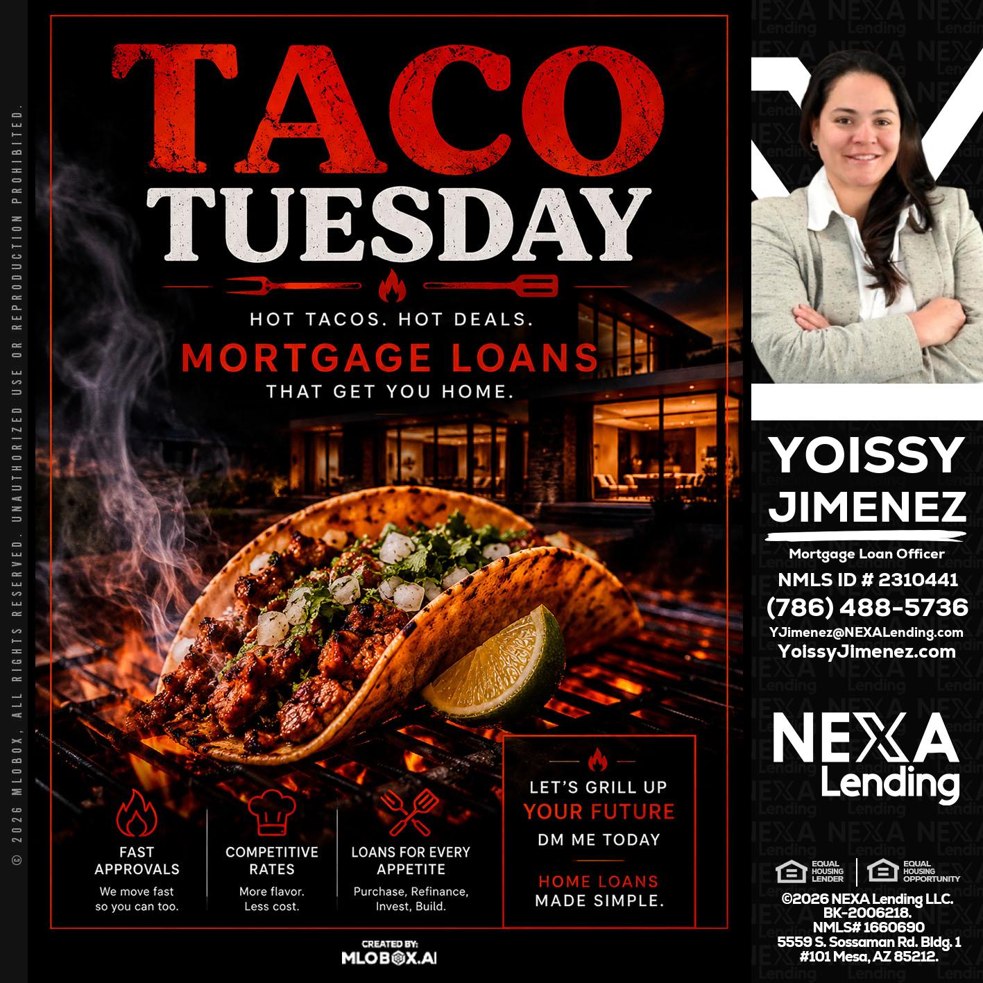 TACO TUESDAY - Yoissy Jimenez -Mortgage Loan Originator
