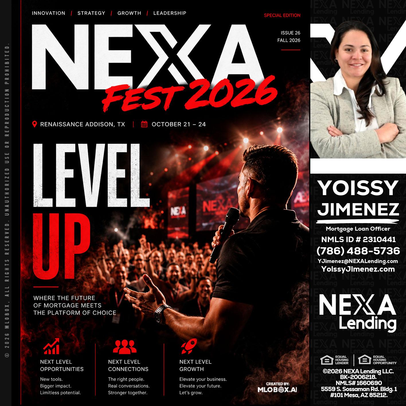 NEXA FEST 2026 - Yoissy Jimenez -Mortgage Loan Originator