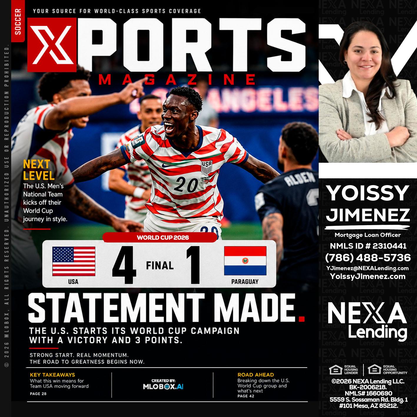XPORTS - Yoissy Jimenez -Mortgage Loan Originator