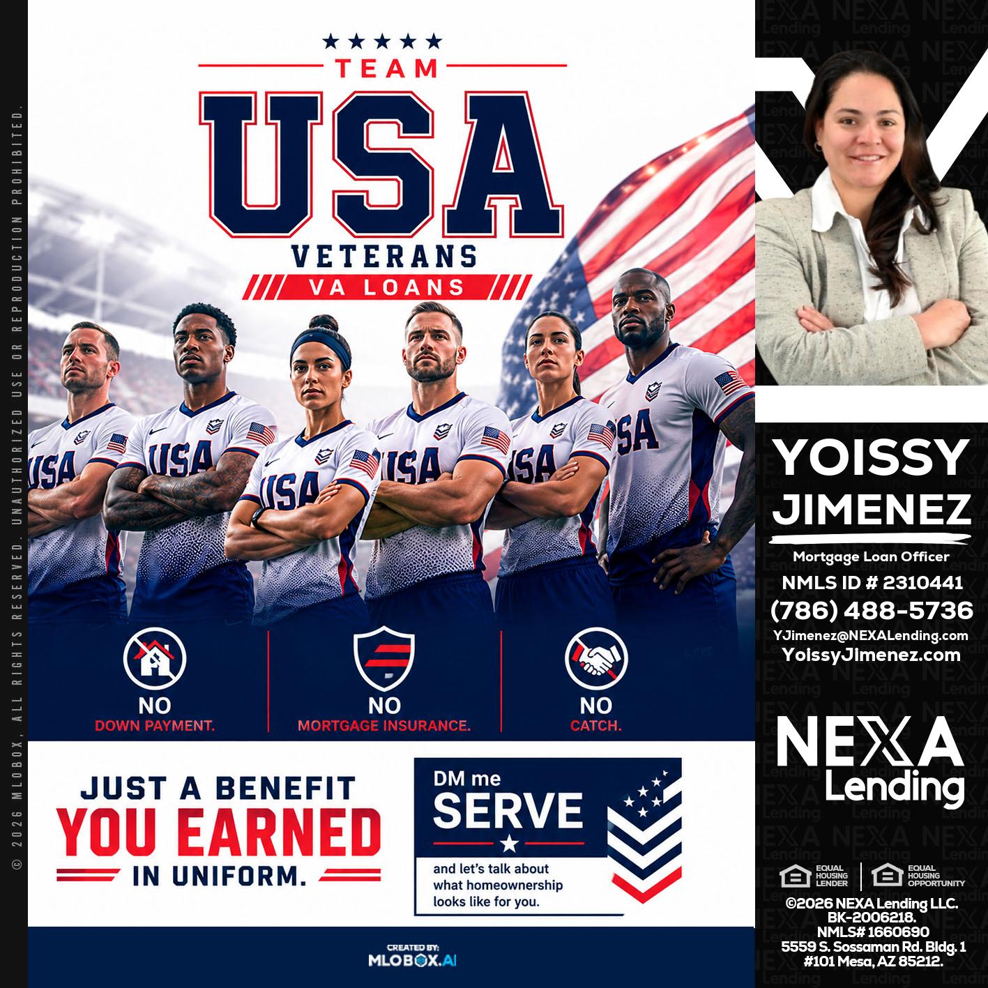 USA TEAM - Yoissy Jimenez -Mortgage Loan Originator