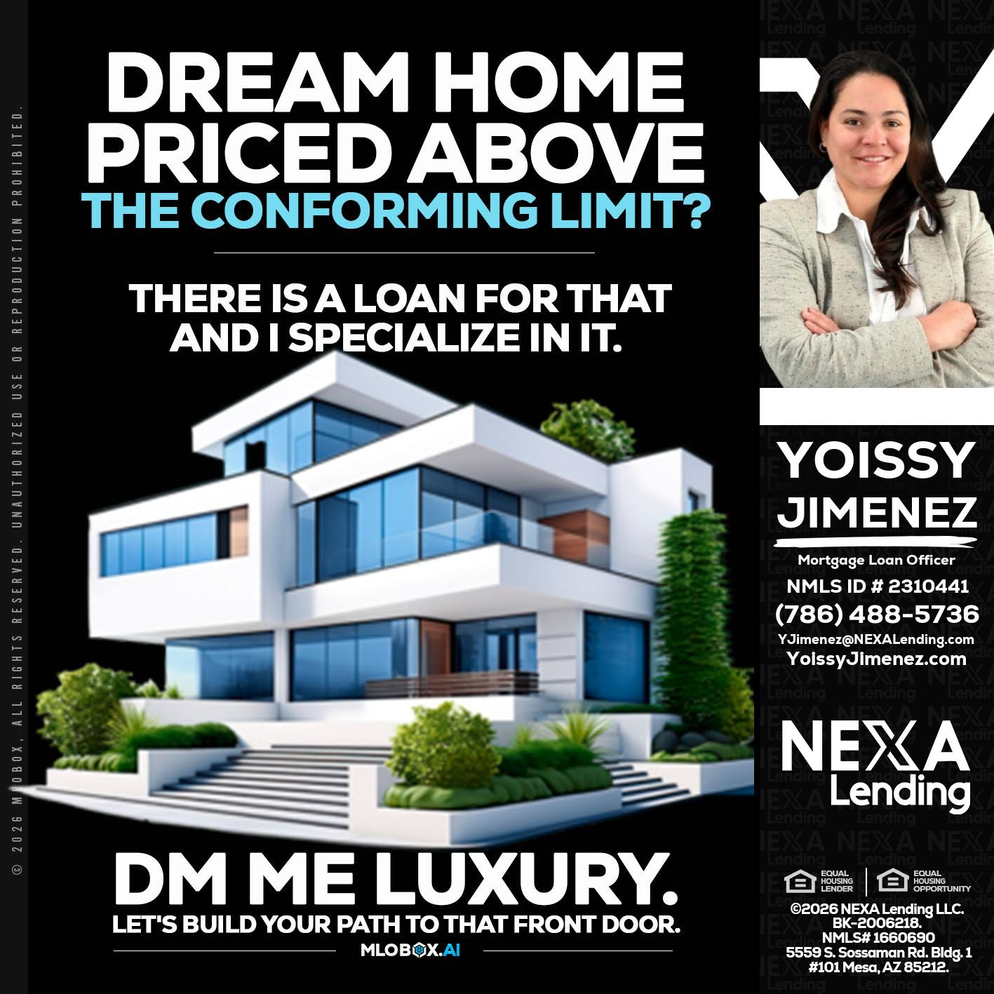 DREAM HOME - Yoissy Jimenez -Mortgage Loan Originator