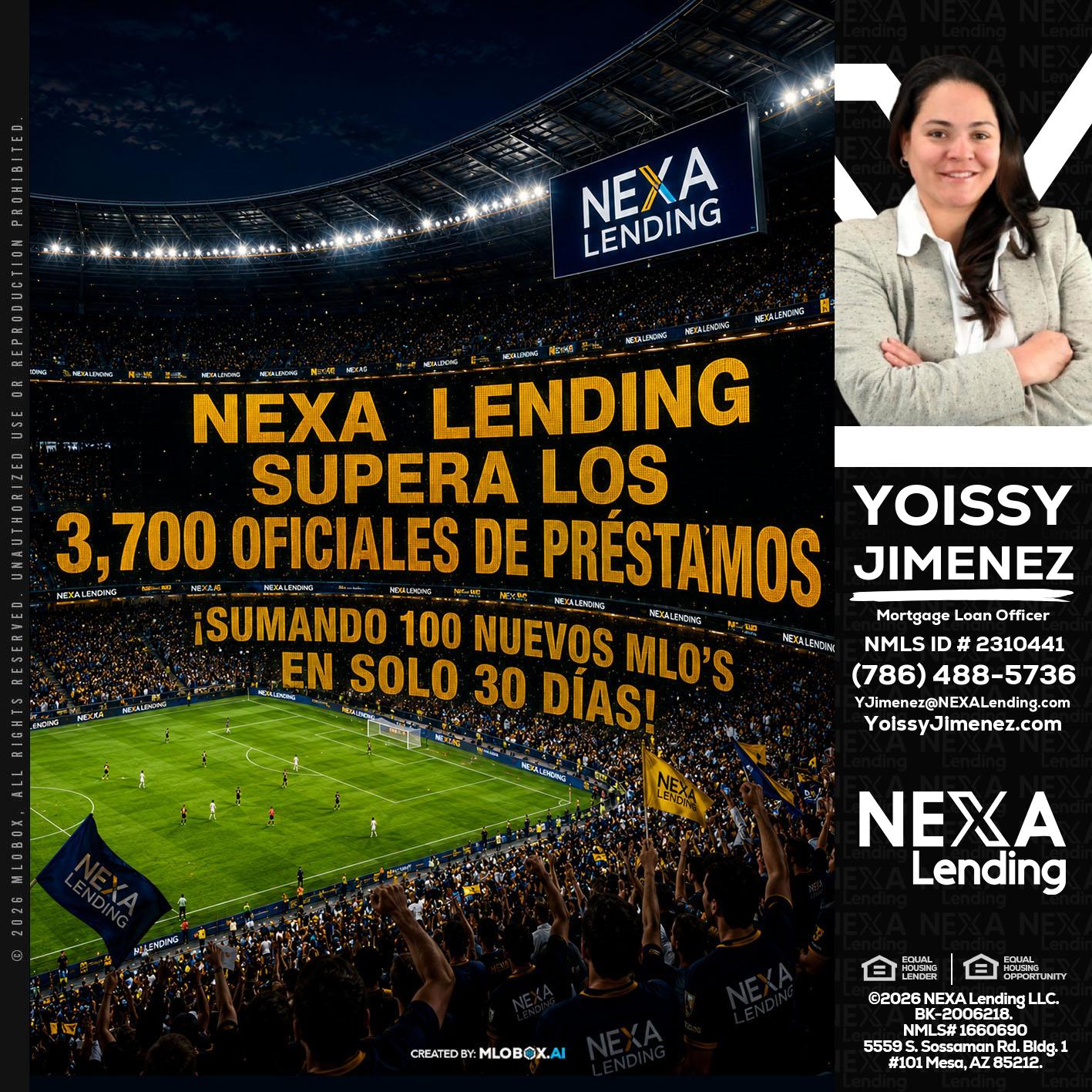 NEXA SUPERA - Yoissy Jimenez -Mortgage Loan Originator