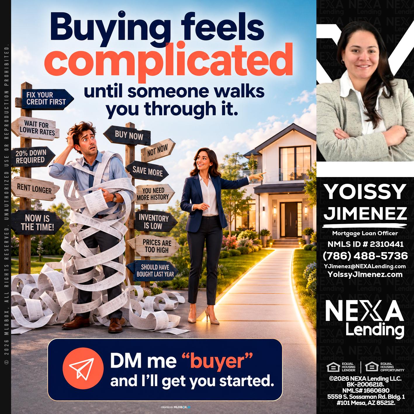 buying feels - Yoissy Jimenez -Mortgage Loan Originator