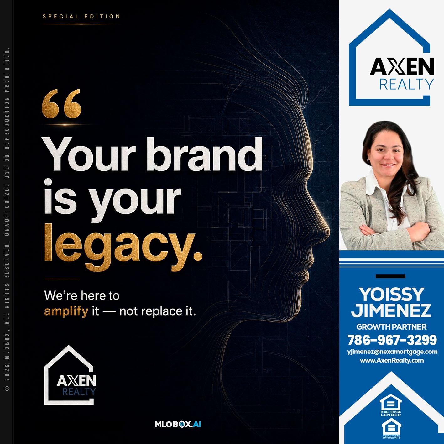 your brand - Yoissy Jimenez -Mortgage Loan Originator